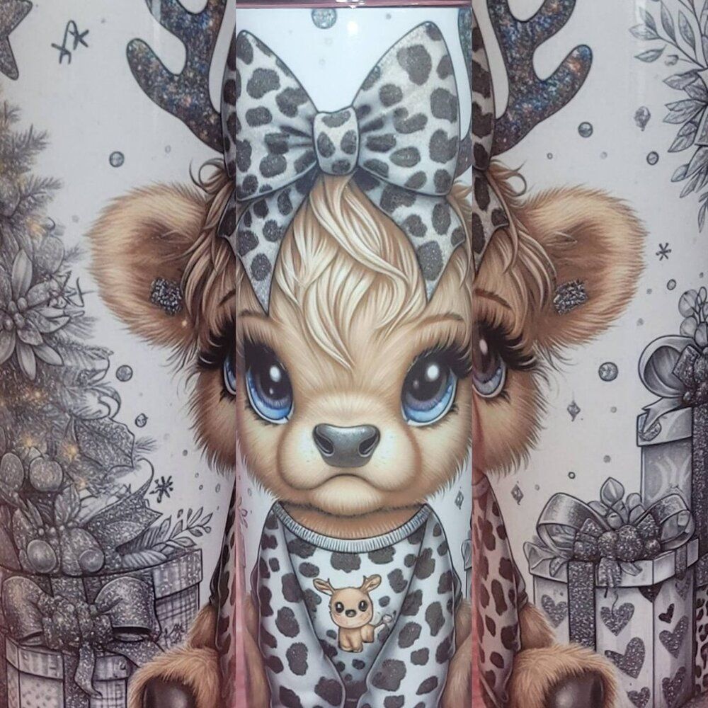 Christmas Baby Deer Tumbler 8673 new